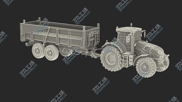 images/goods_img/20210312/Claas Axion 800 with Maupu 18t Trailer Rigged model/5.jpg